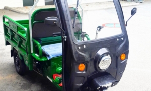 Das Kabinendach für den Elektrofant von Bikes4cargo, Wetterschutz für Tuk-tuks. Zubehör